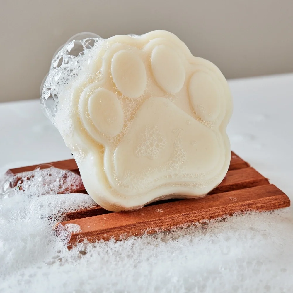 Set of 3 Vegan Handmade Pet Shampoo Paws